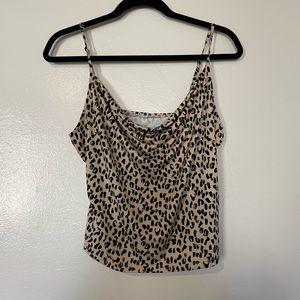 Leopard print tank - M